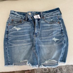 American Eagle Curvy Jean Skirt